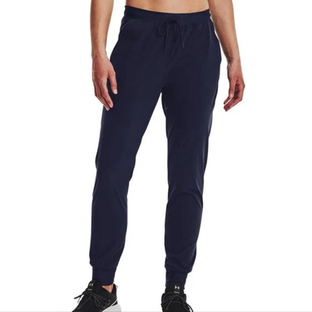 Under Armour Woven Pants Joggers Womens XS Navy Blue Athletic Hiking Running